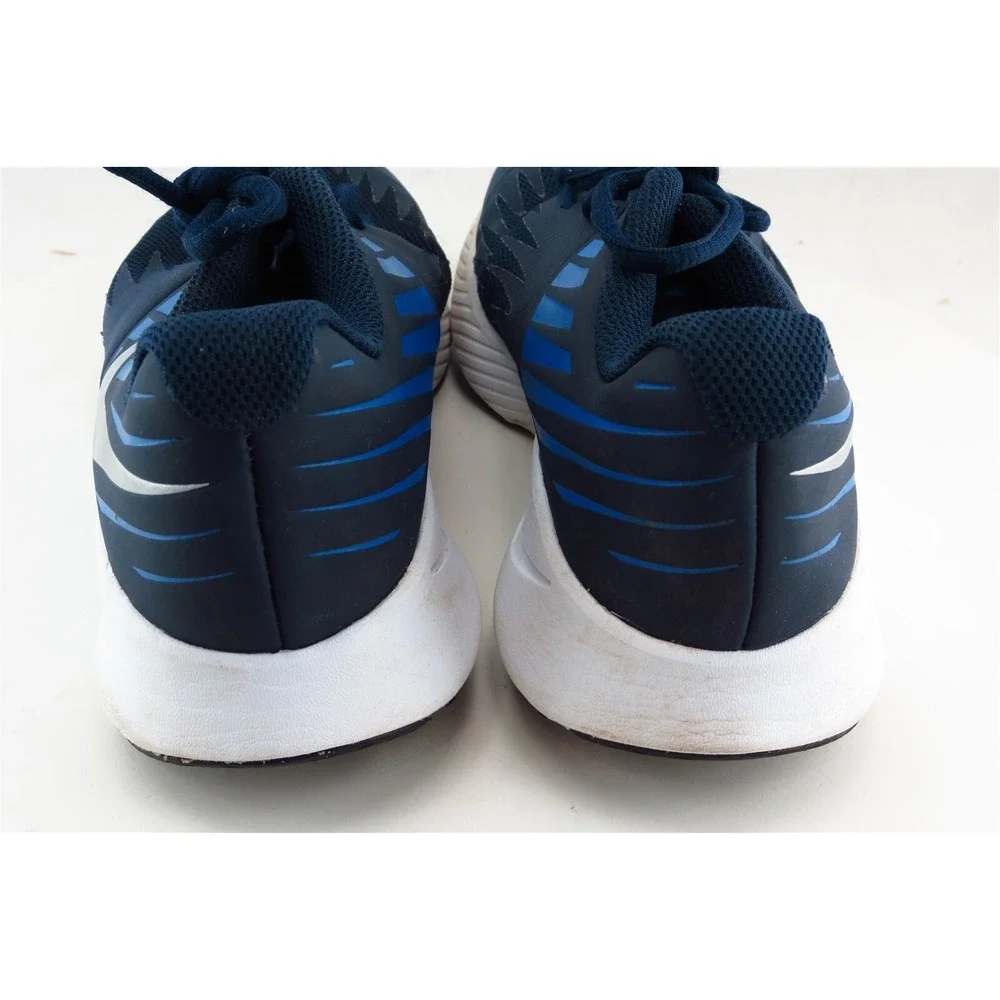 Nike Star Runner Blue Fabric Running Shoes Girls Shoes‎ Size 4